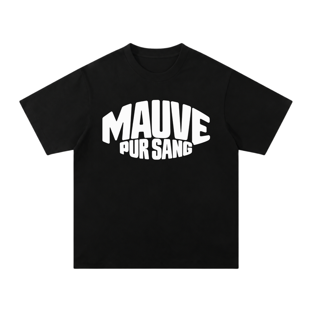 Mauve Pur Sang T-Shirts "Zwart / Wit"