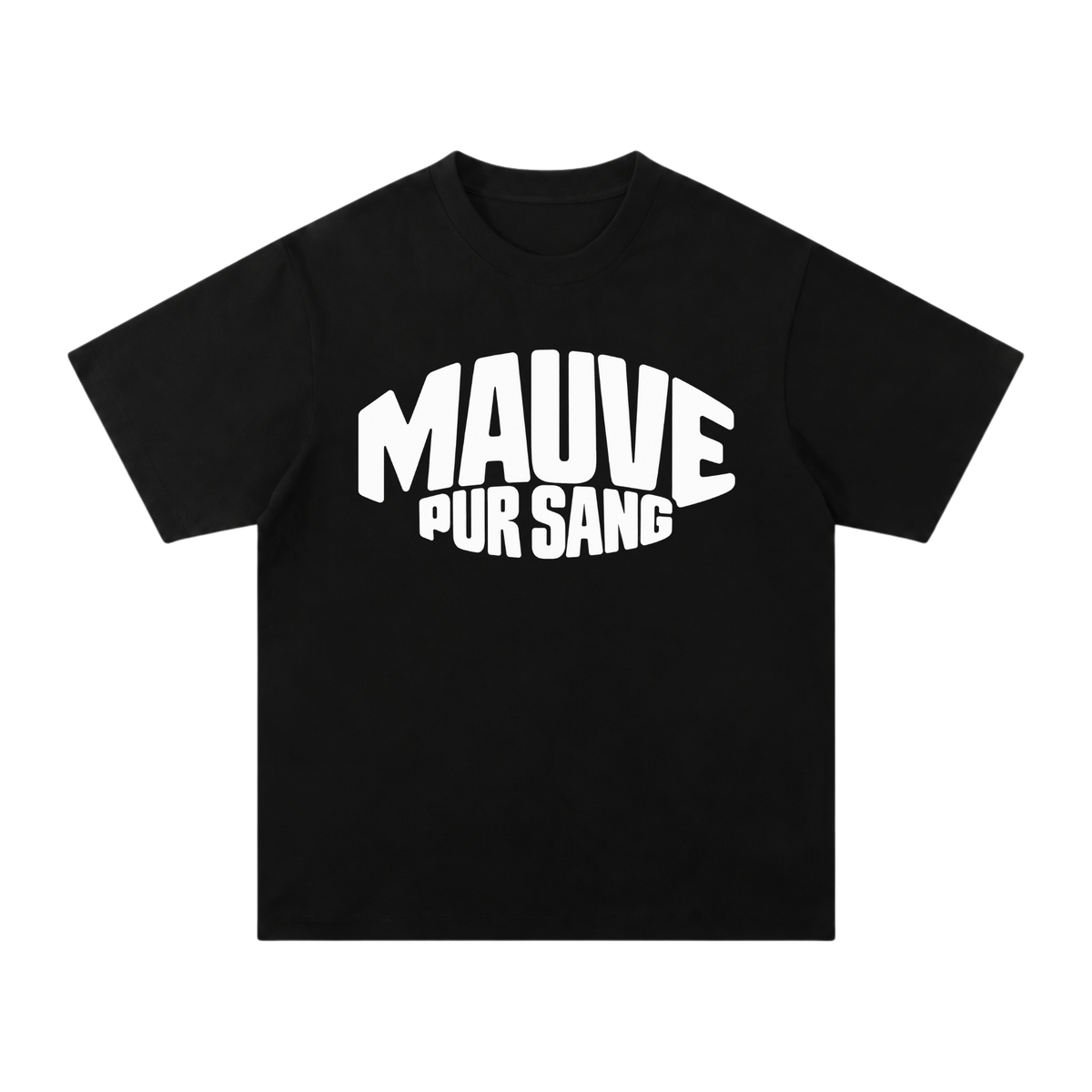 Mauve Pur Sang T-Shirts "Zwart / Wit"