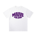 Mauve Pur Sang T-Shirt "Wit / Mauve"