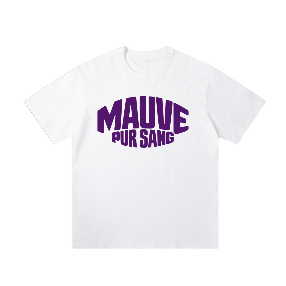Mauve Pur Sang T-Shirt "Wit / Mauve"