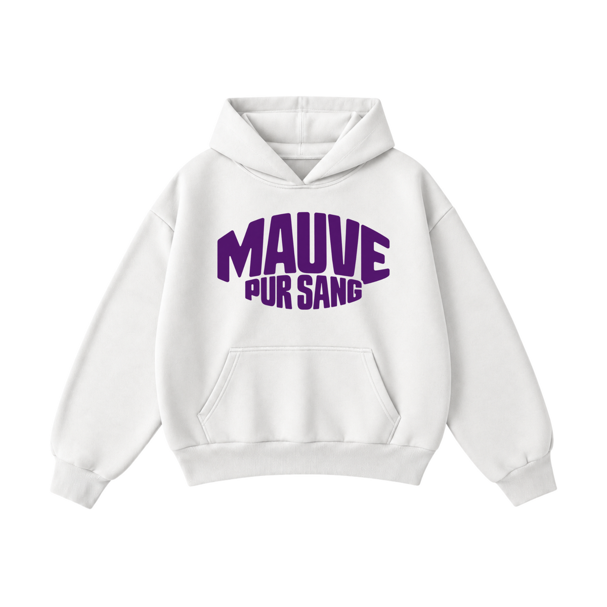 Mauve Pur Sang Hoodie "Wit / Mauve"