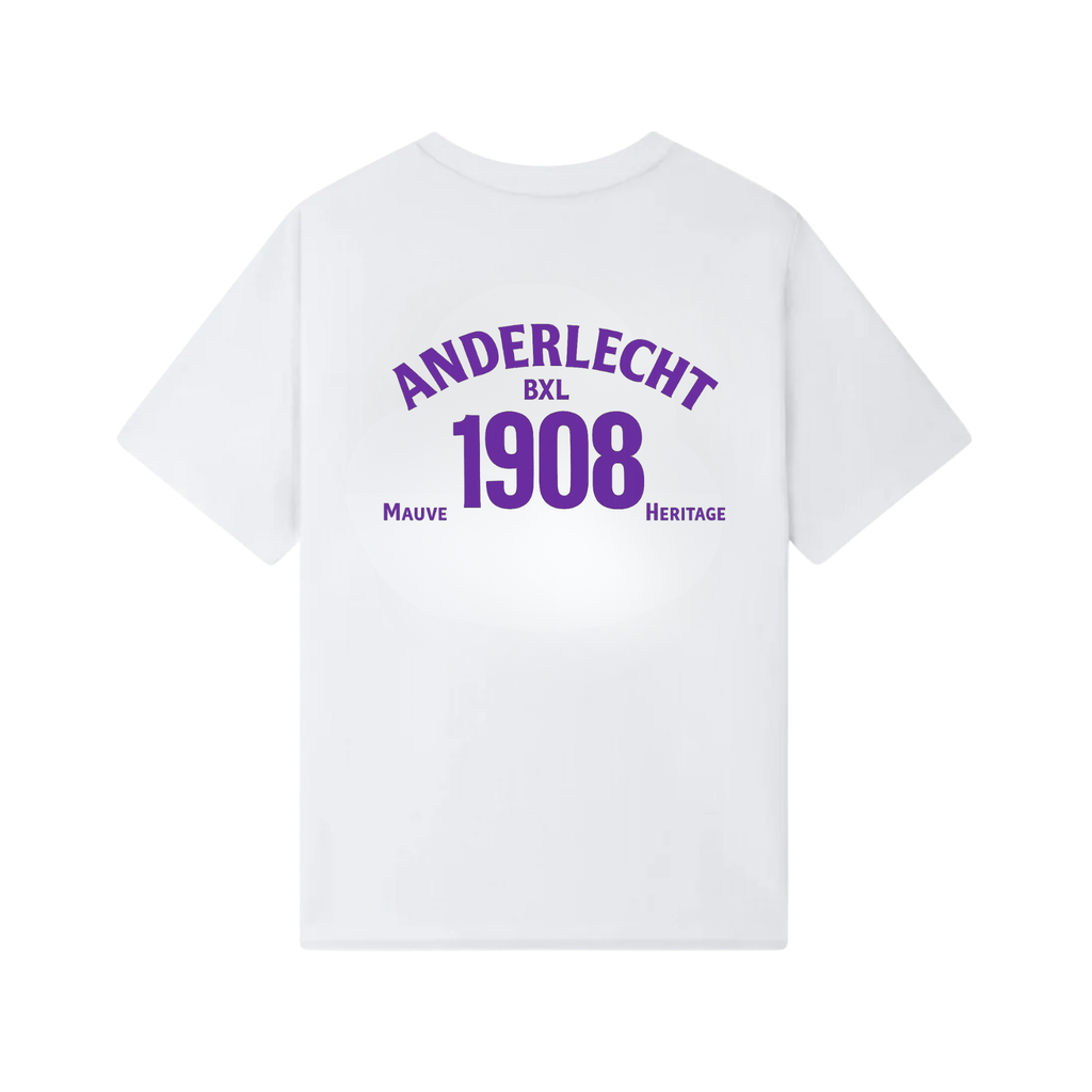 BXL 1908 T-Shirt "Wit / Mauve"