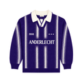 Knitted Retro Jersey Long sleeve "Mauve / Wit"