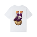 Noblesse Oblige Vintage T-Shirt "Wit / Mauve"