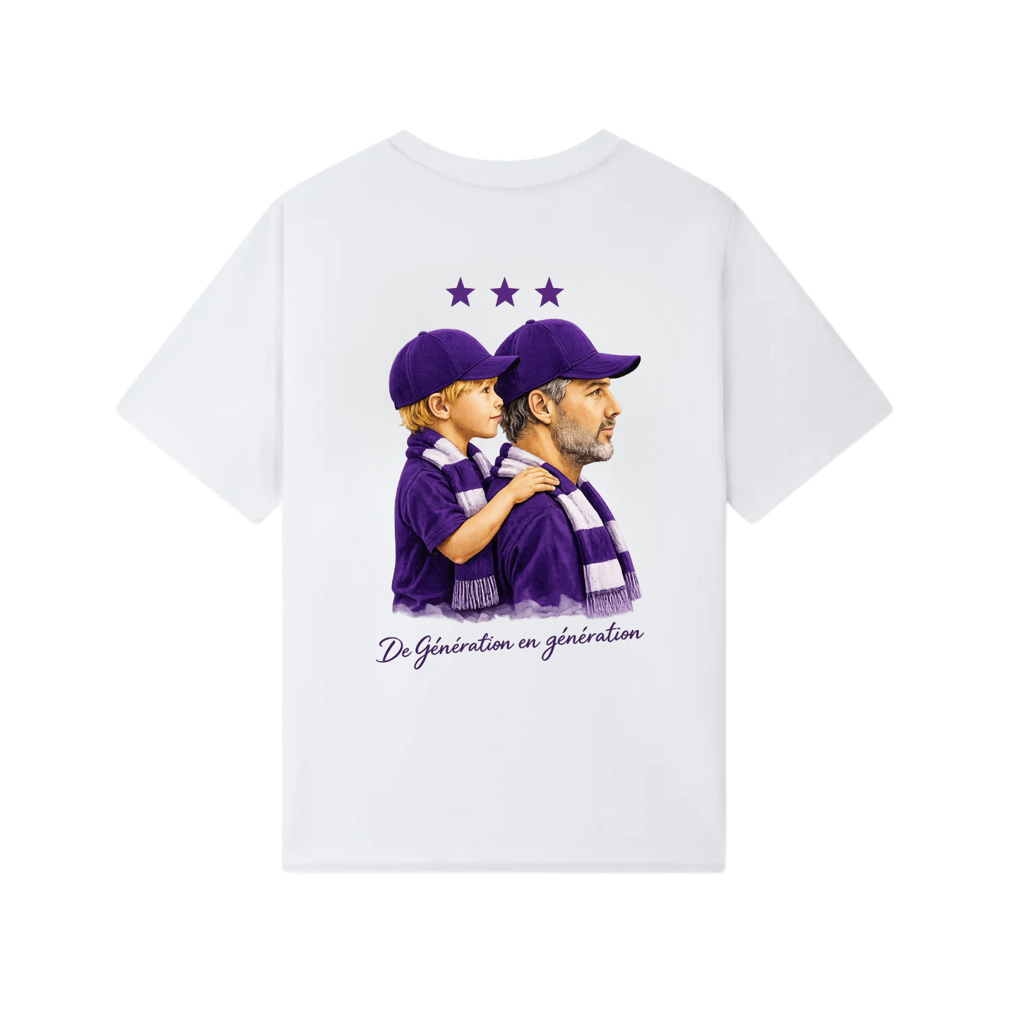 Géneration en Géneration T-Shirt "Wit / Mauve"