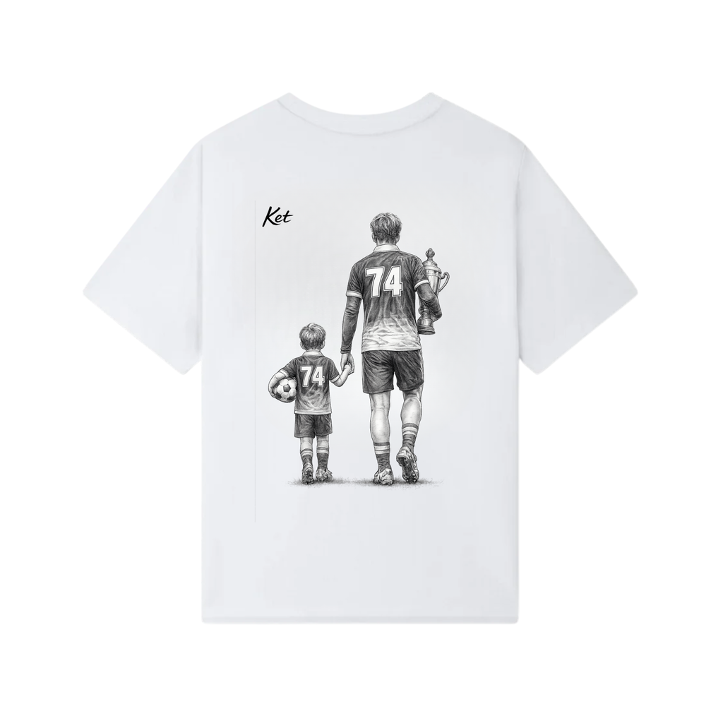 Nathan De Ket T-Shirt "Wit / Zwart"