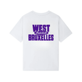 West Bruxelles T-Shirt "Wit / Mauve"