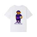 Bear T-Shirt "Mauve / Wit"